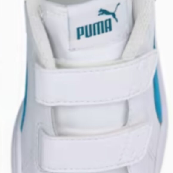 Like New Kid's Puma Leather Velcro Sneakers - Picture 6 of 6